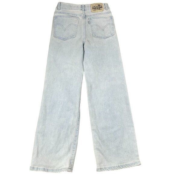 Levis Silvertab Woman's Jeans Size 8 Regular Light Wash 100% Cotton High Rise - Picture 2 of 16